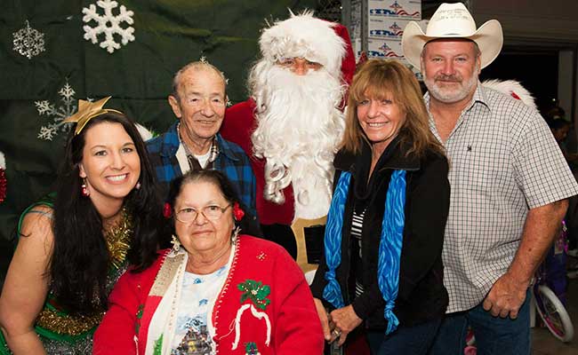 The Greenling family at Greenling Roofing's annual Christmas party | Naples Roofing Contractors